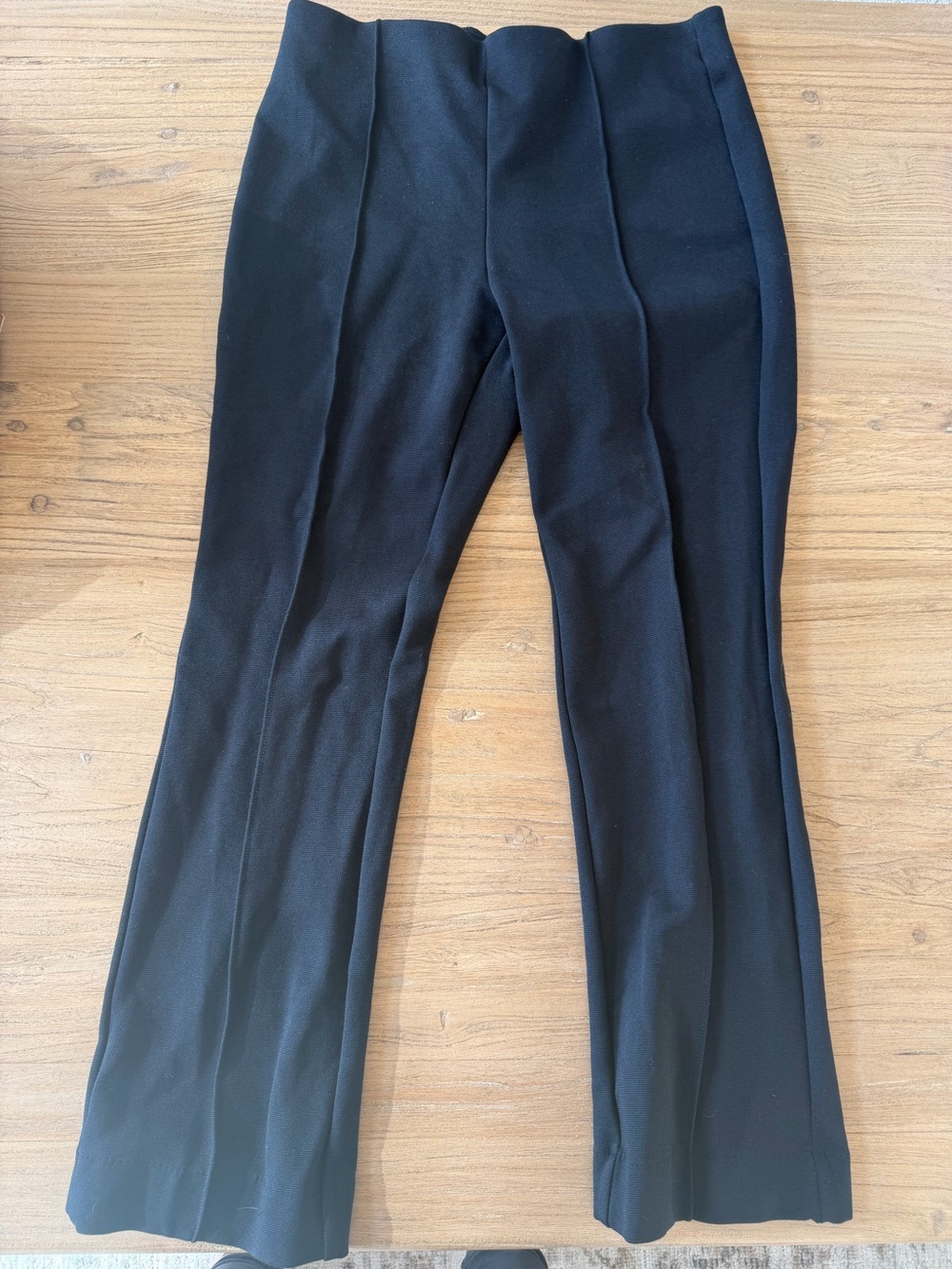 Anthropologie Maeve Black Knit Waistband Pants